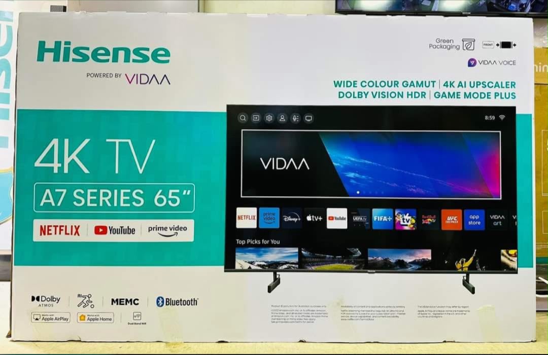 Hisense 65" 4K TV (A7 Series)