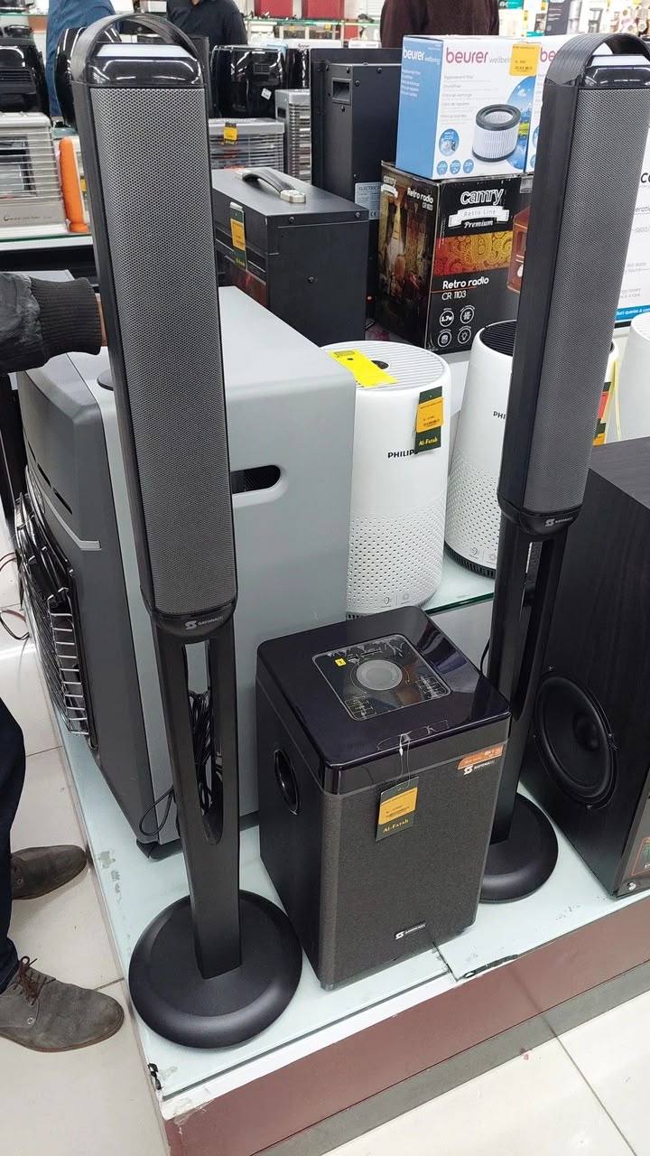 Home Theater Tower Speakers + Subwoofer